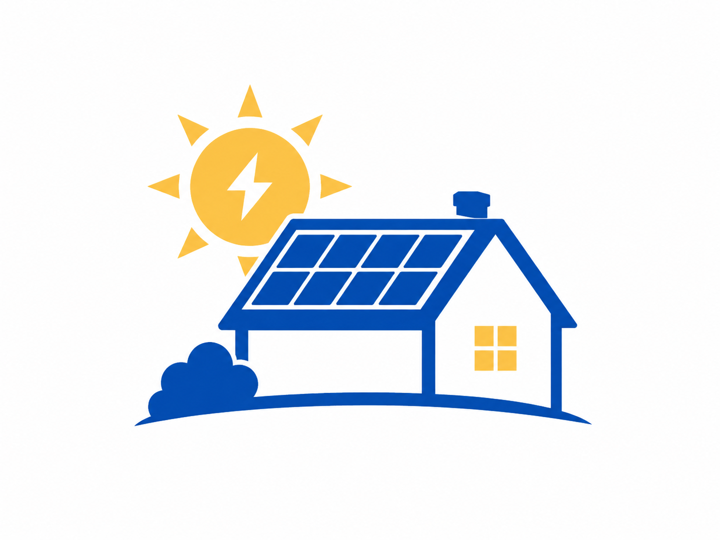 Solar panel illustration